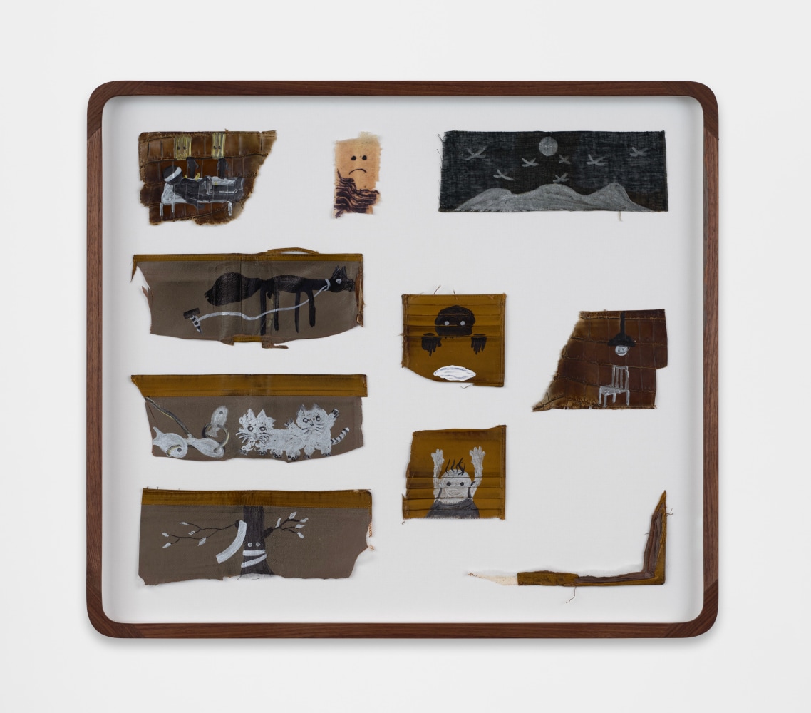 Owen Fu
Untitled (our kingdom), 2024
oil on found objects
20 1/2 x 23 ins.
52.1 x 58.4 cm