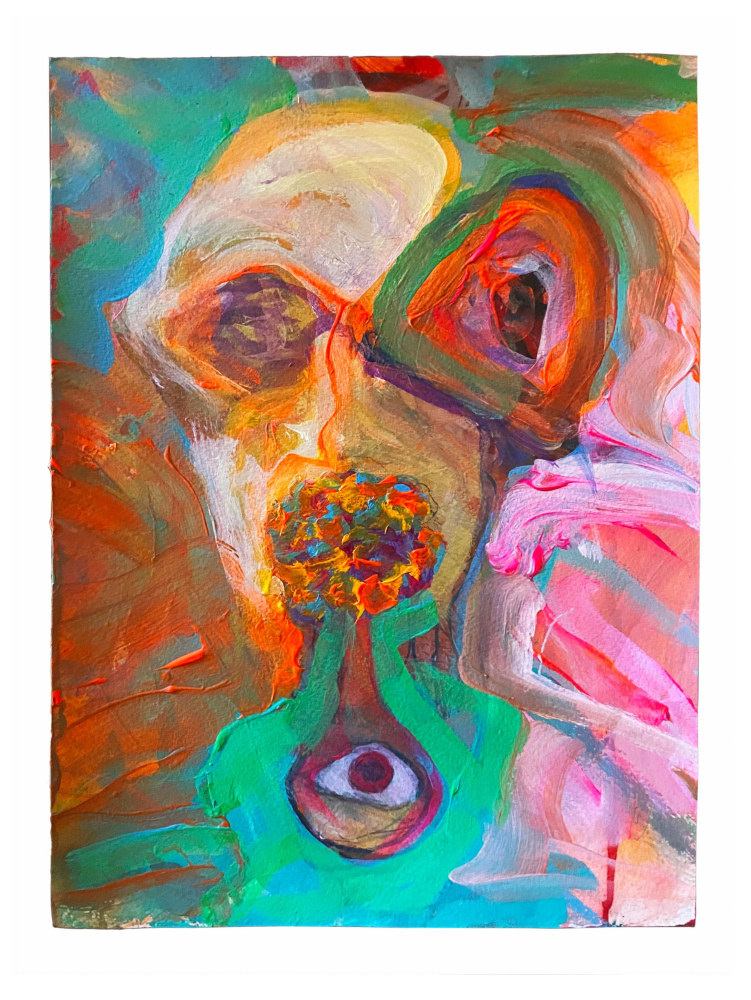 Hunter Reynolds
Untitled, 2022
mixed media on watercolor paper
14 x 10 ins.
35.6 x 25.4 cm