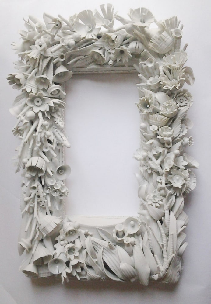 Ann Agee, Cut Flowers (frame), 2015