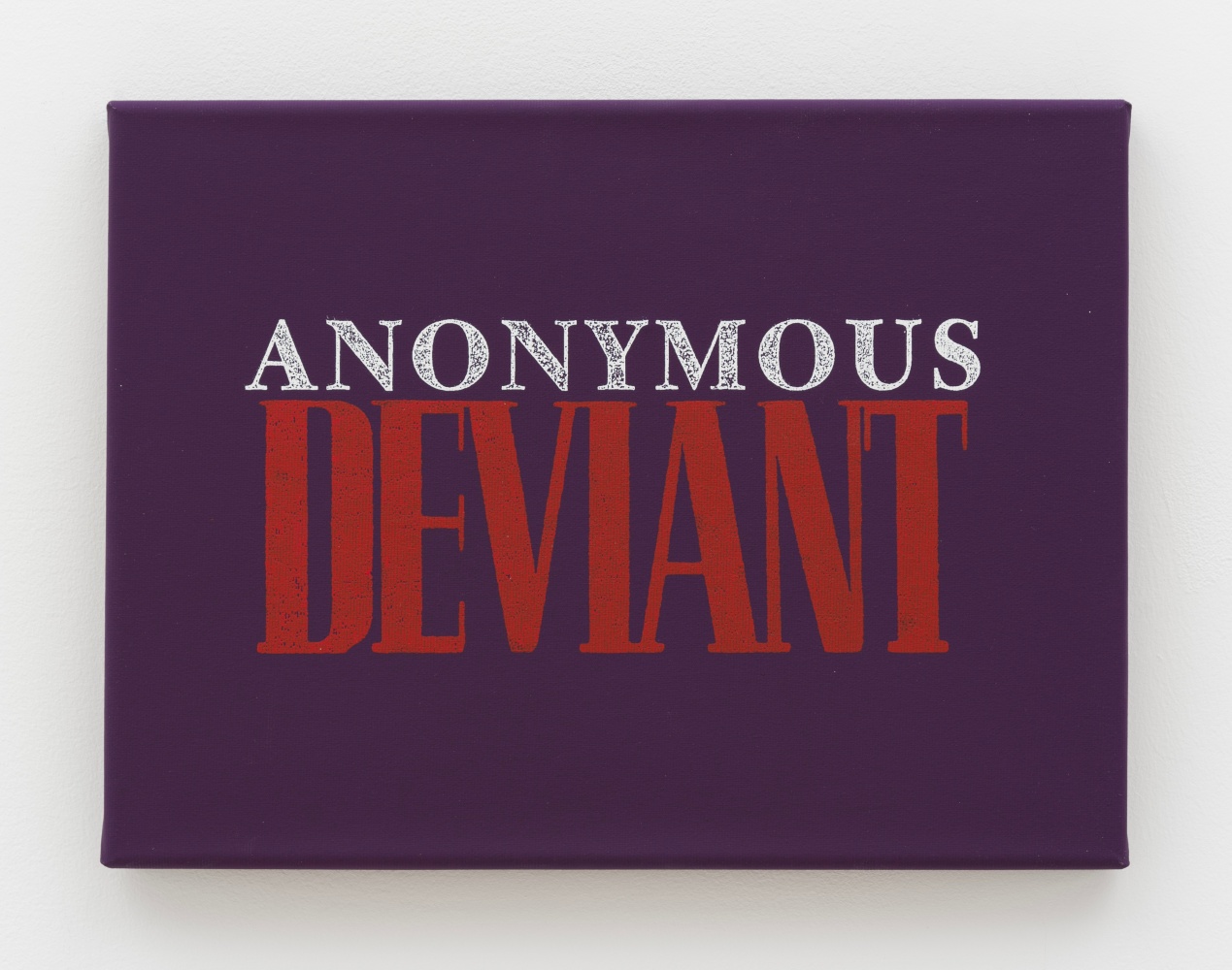 Dean Sameshima
Anonymous Deviant, 2024
acrylic and silkscreen on canvas
11 3/4 x 15 3/4 ins.
30 x 40 cm
