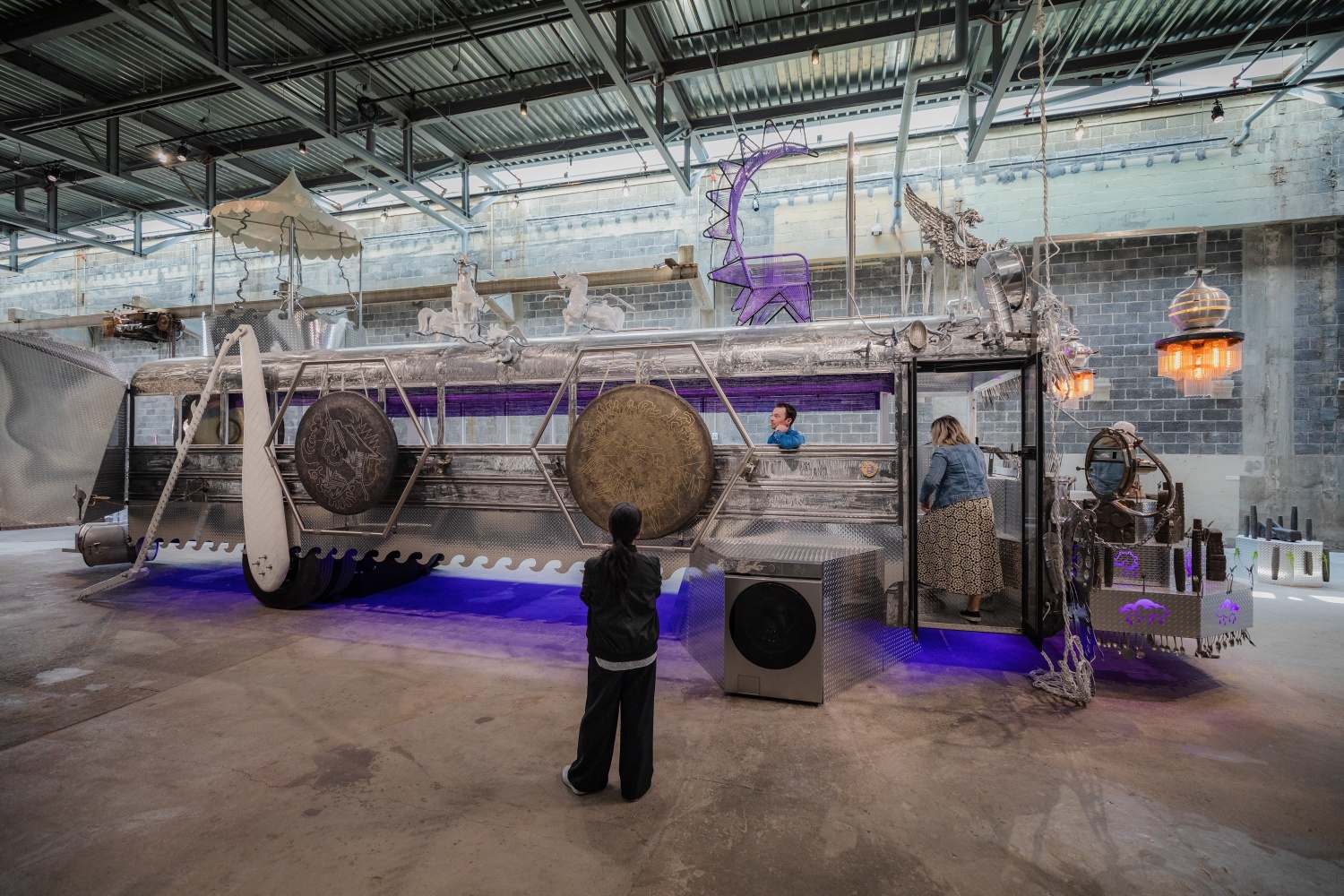 Guadalupe Maravilla: Mariposa Rel&amp;aacute;mpago (Installation View), the Institute of Contemporary Art/Boston, 2023. Photo by Mel Taing. &amp;nbsp;