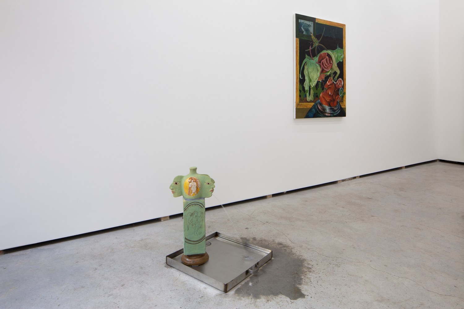 The snake sings backwards (Installation View) Lodos Gallery, Condo Mexico City, Mexico, April 11 &amp;ndash; May 25, 2024. Photo: Ramiro Chaves.