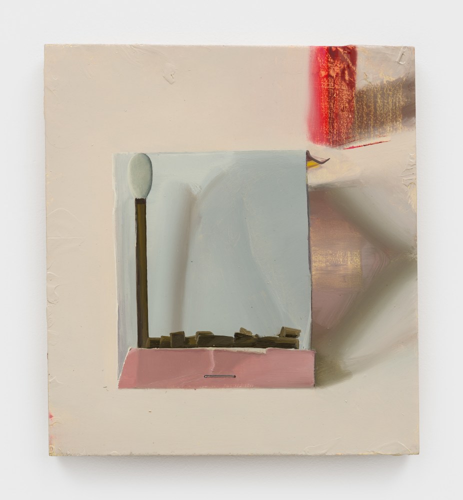 Phoebe Helander
Ilinx, 2025
oil on wood
12 1/2 x 11 3/8 x 1 ins.
31.8 x 28.9 x 2.5 cm