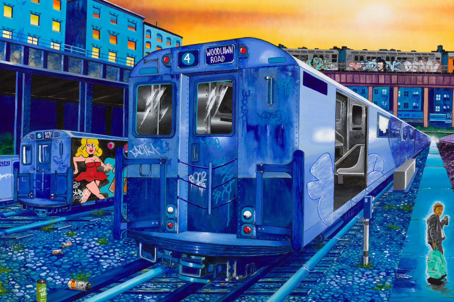 Painting by Chris &quot;Daze&quot; Ellis