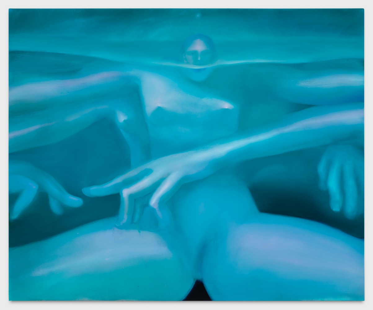 Elizabeth Glaessner
Ocean Halo, 2022
oil on polycotton
70 x 85 ins.
177.8 x 215.9 cm