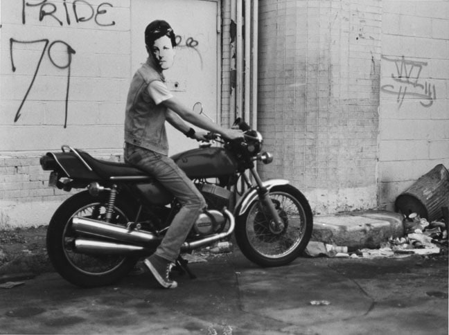 David Wojnarowicz, Arthur Rimbaud in New York (motorcycle, pride 79), 1978-79/2004