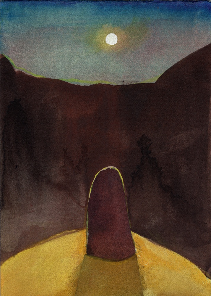 Adam Putnam
Visualization 401 (Eldfell Annex), 2023
ink on paper
5 1/2 x 4 ins.
14 x 10.2 cm