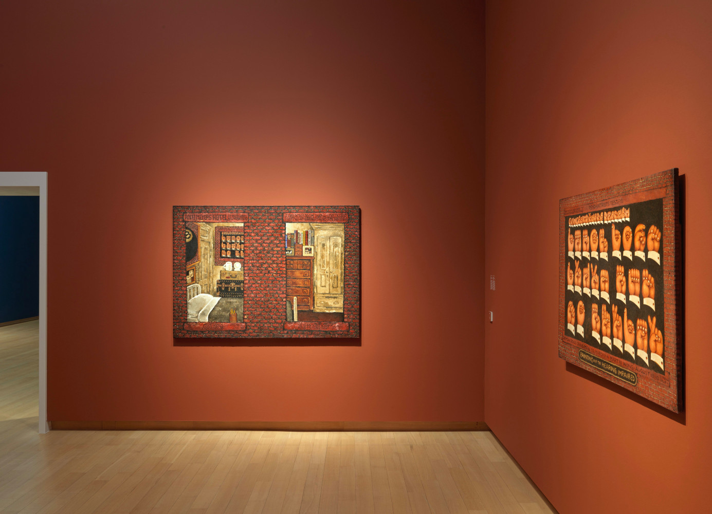 Installation views,&amp;nbsp;Martin Wong: Malicious Mischief, Stedelijk Museum Amsterdam, 2023. Photo: Peter Tijhuis