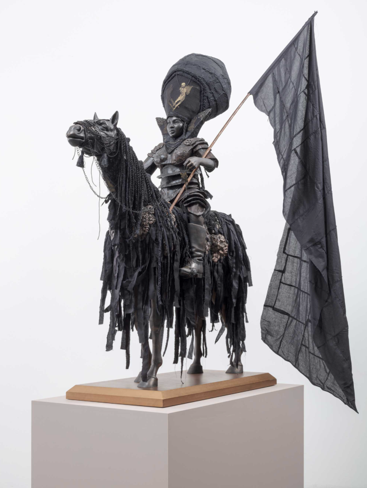 Hew Locke
Ambassador 4, 2022
mixed media, including resin, metal MDF, fabric, and plastic
80 11/16 &amp;times; 28 3/8 &amp;times; 77 9/16 ins
205 &amp;times; 72 &amp;times; 197 cm.