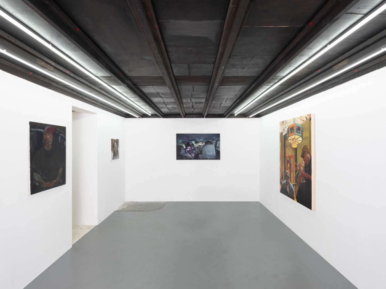 Outside: Gerald Lovell, Taylor Simmons, Jurell Cayetano (Installation Views) Hawkins HQ, Atlanta, Georgia, September 24 &amp;ndash; November 24, 2025. Photo: Walker Bankson.