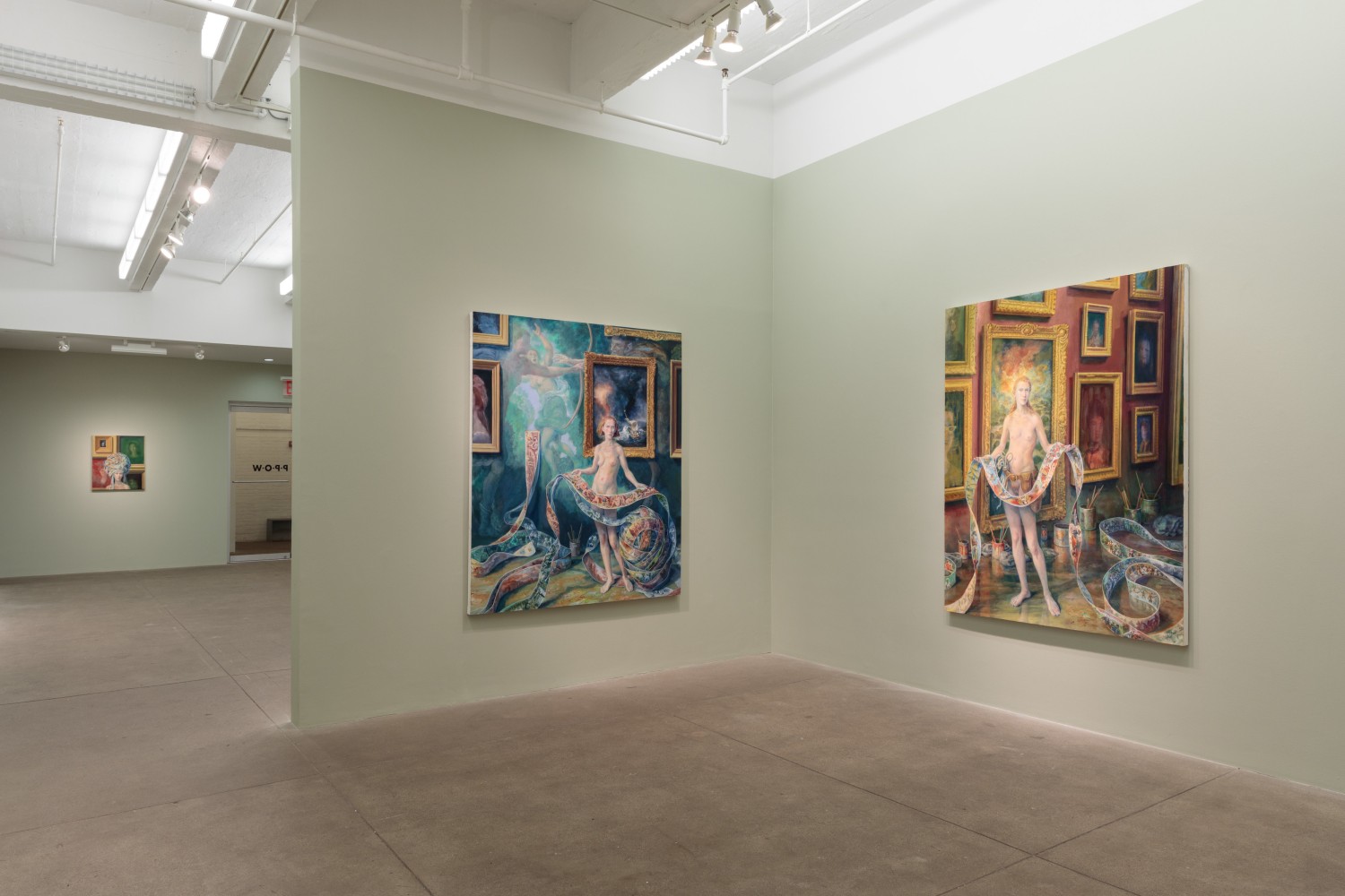 Julie Heffernan, Hunter Gatherer install 4