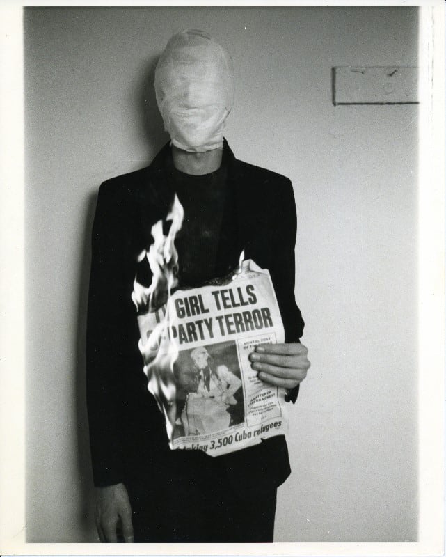 David Wojnarowicz, TV Girl Tells Party Terror, c. 1980