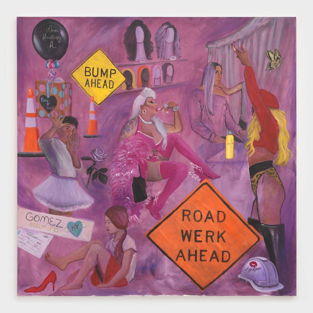 Jay Lynn Gomez
Gender Reveals, 2024
oil on canvas
72 x 72 ins.
182.9 x 182.9 cm
(GOMEZ-208)