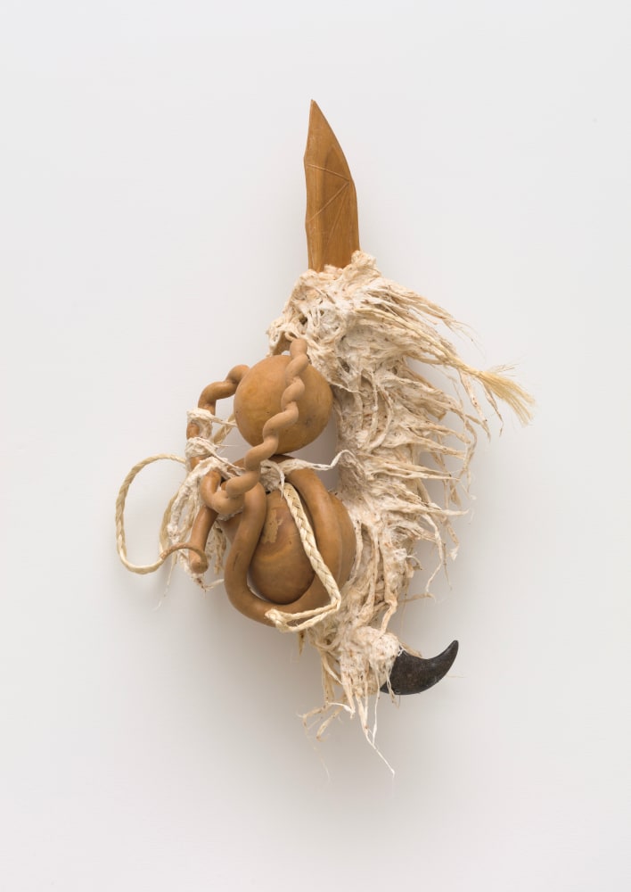 Guadalupe Maravilla
Ancestral Stomach 4, 2021
dried gourd with mixed media
30 x 18 x 13 ins.
76.2 x 45.7 x 33 cm