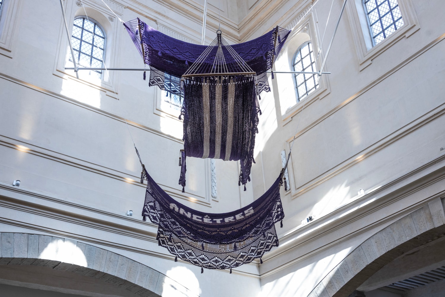 Les voix des fleuves, Crossing the water, The 17th Lyon Biennale, Lyon, France, September 21, 2024 &amp;ndash; January 5, 2025. Photo: Jair Lanes.