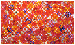 Dinh Q. L&amp;ecirc;

Untitled from the Tapestry Series (multi color geometric), 2006

c-print and linen tape

53 x 85 ins.

134.62 x 215.9 cm