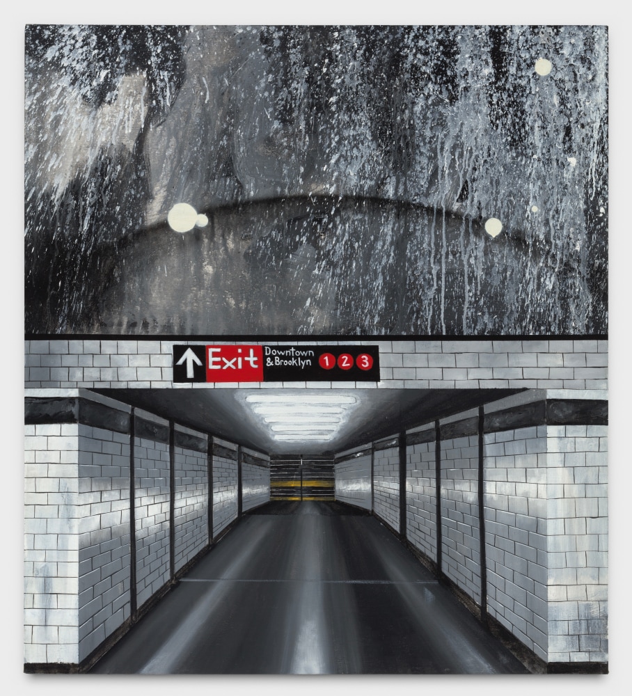 Christopher &amp;quot;Daze&amp;quot; Ellis
Times Square Passage, 2021
spray paint, acrylic on canvas
40 x 36 ins.
101.6 x 91.4 cm