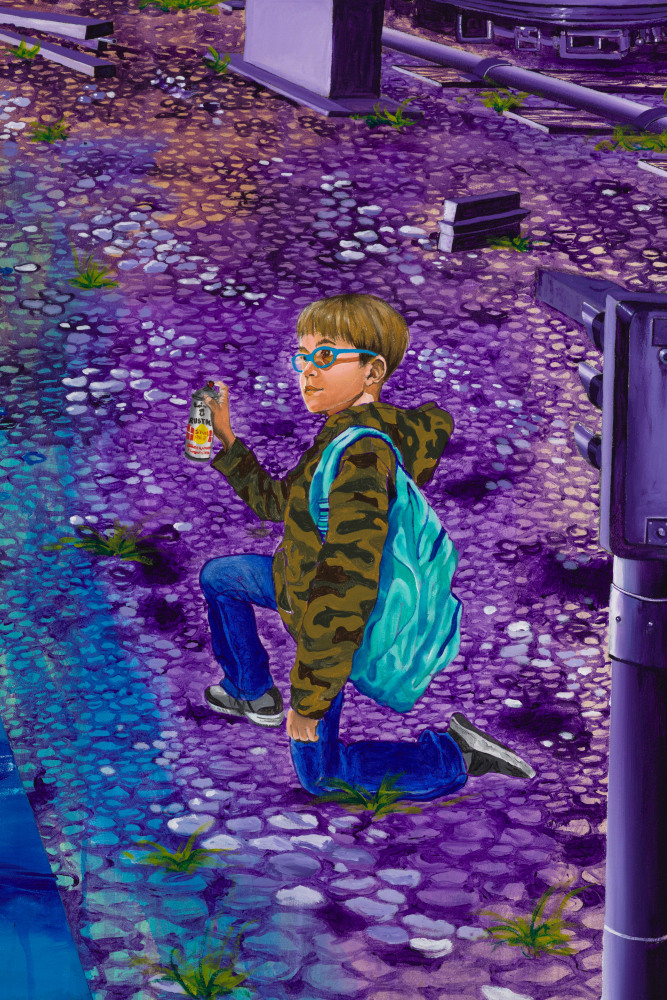 Painting by Chris &quot;Daze&quot; Ellis