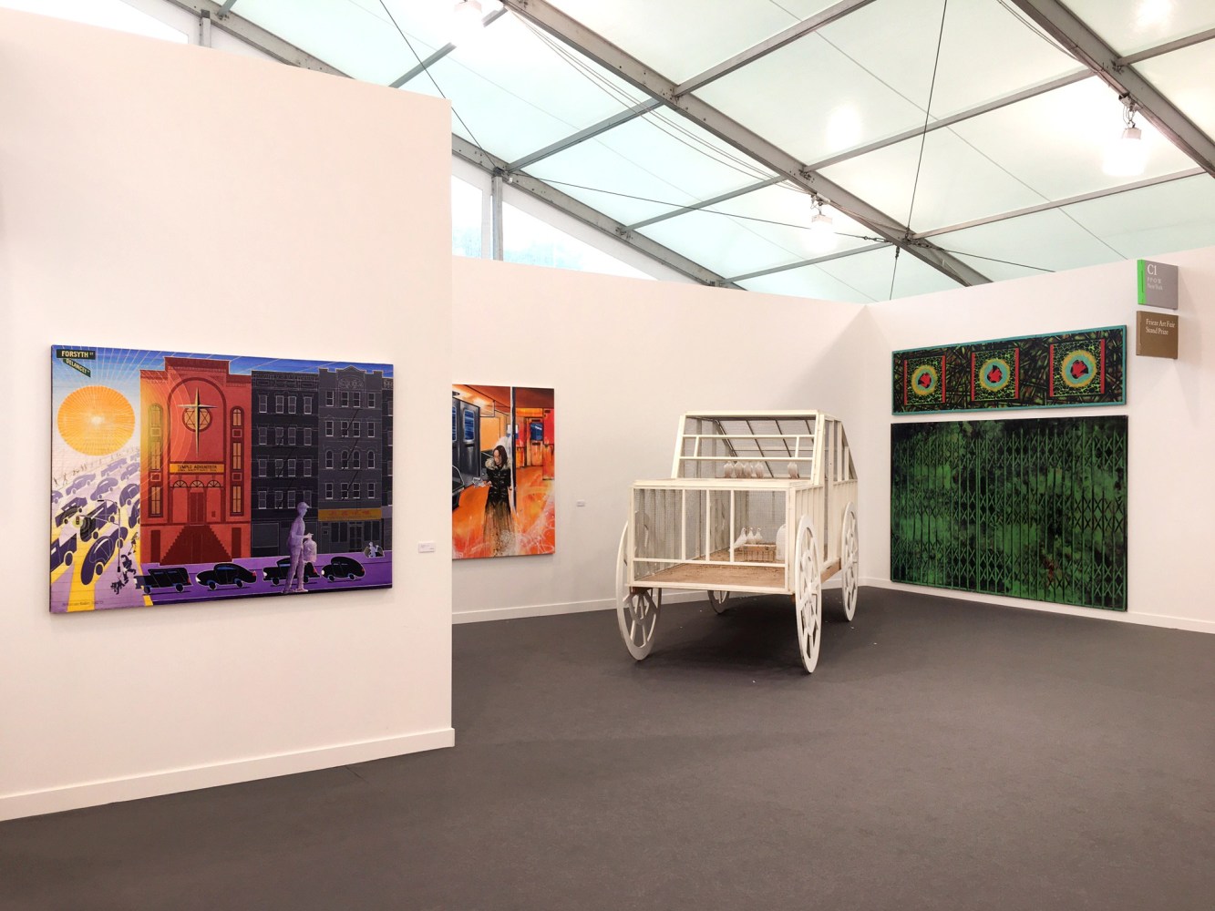 Frieze New York 2017 install 2