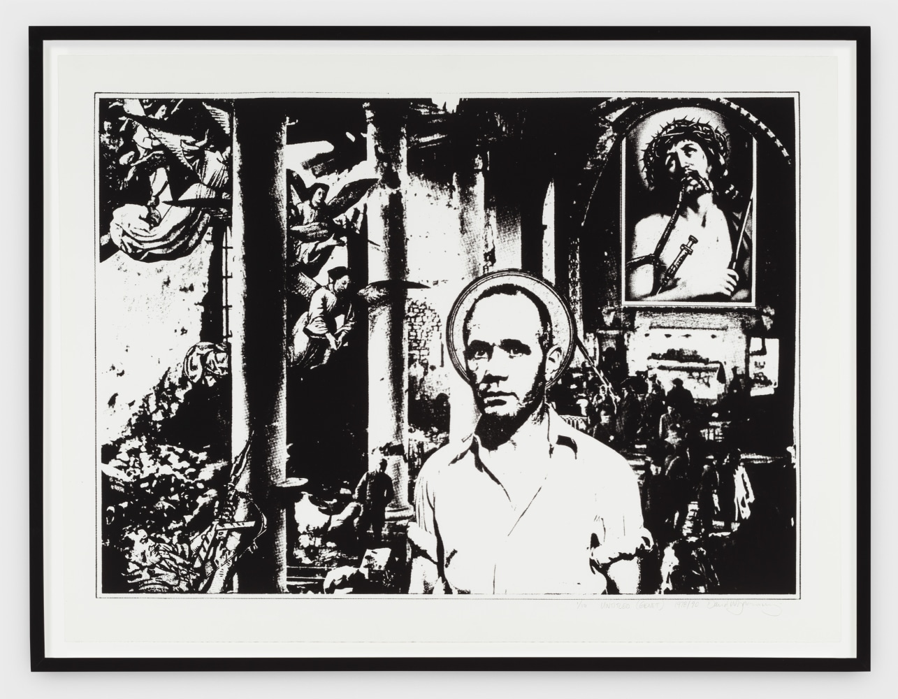 David Wojnarowicz
Untitled (Genet, after Brassai), 1979/1989
lithograph
35 x 47 1/2 ins.
88.9 x 120.7 cm