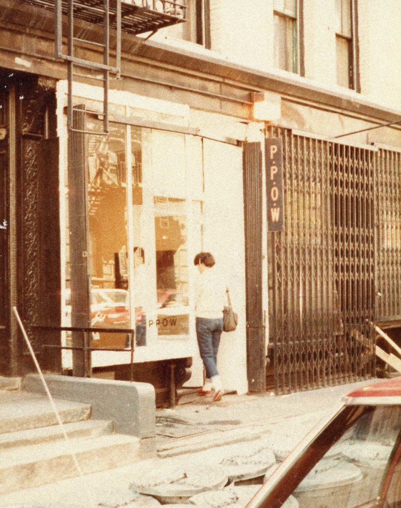 P&amp;middot;P&amp;middot;O&amp;middot;W, then located on East 10th Street, photographed in 1985. Courtesy of Baird Jones