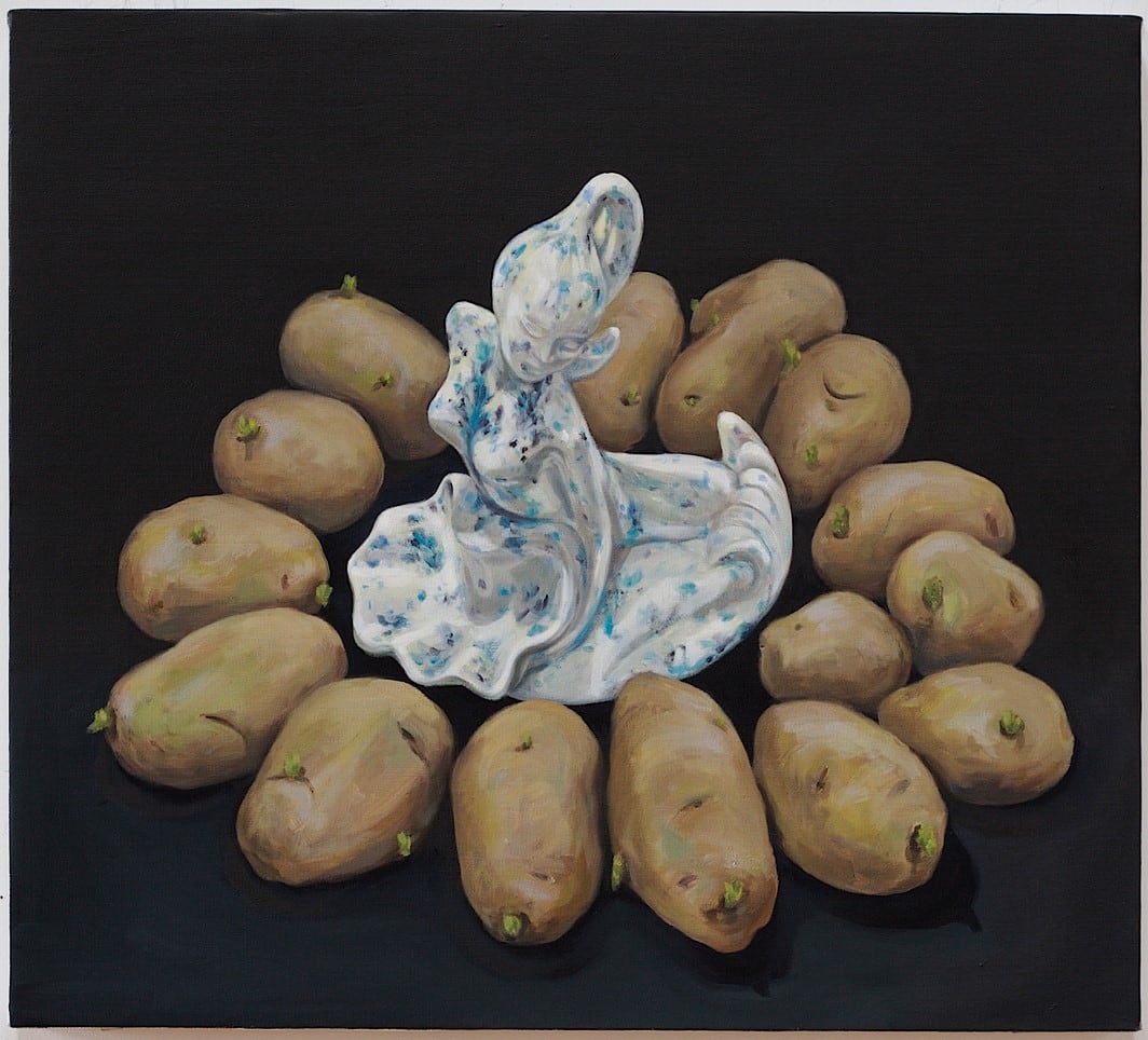 Portia Munson, Mermaid Dish with Potatoes, 2005