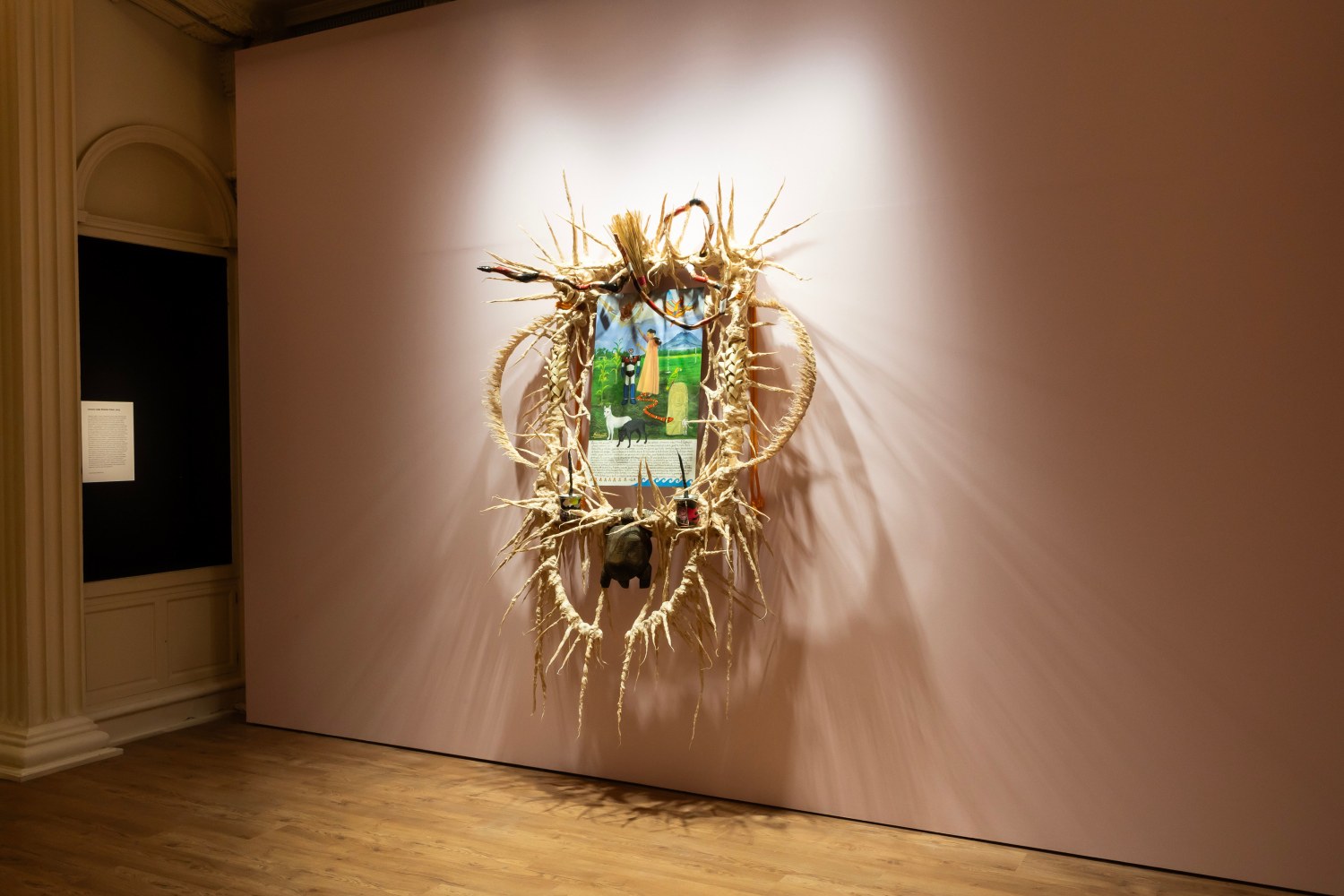 Guadalupe Maravilla / Piedras de Fuego (Fire Stones)&amp;nbsp;(Installation View), Talbor Rice Gallery, University of Edinburgh, Edinburgh, UK, October 26, 2024 - February 15, 2025. Photo: Sally Jubb Photography.