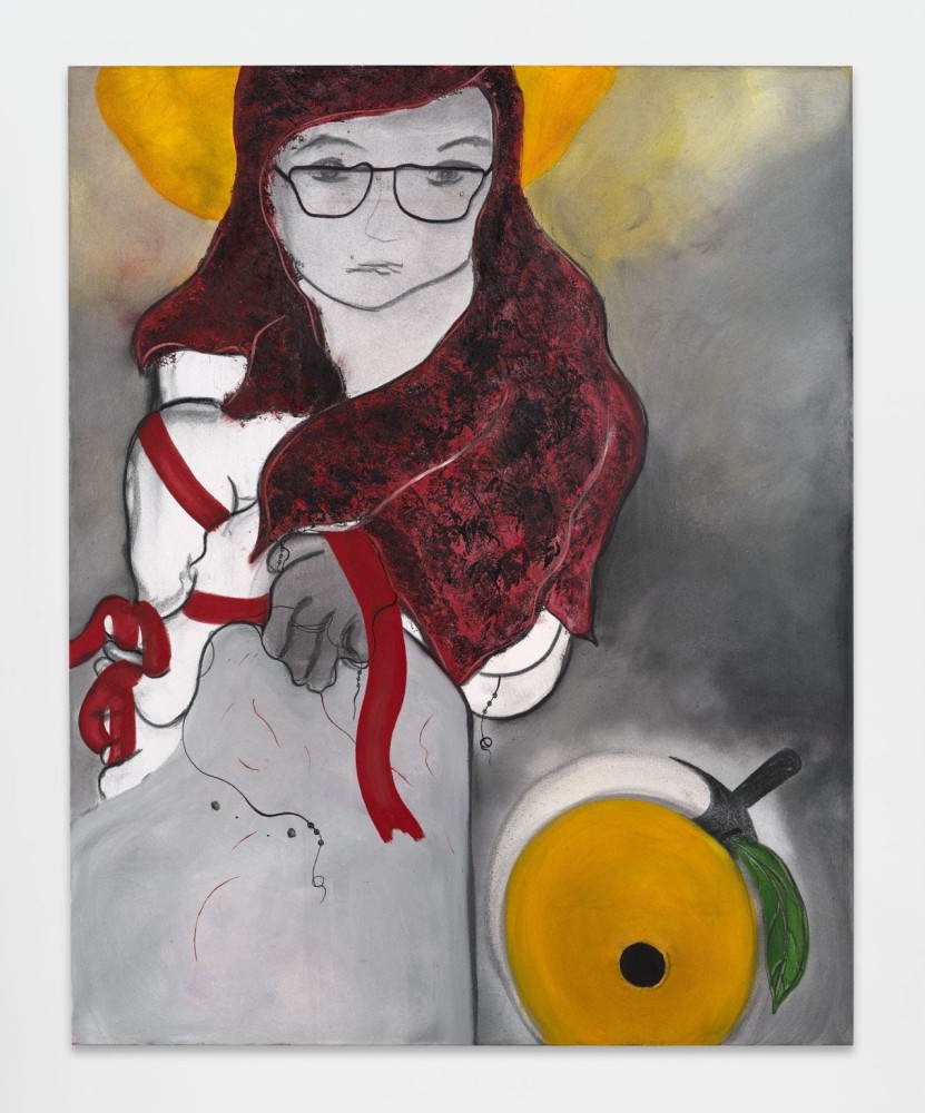 Owen Fu
L&amp;#39;Angelo del Sole, 2023
oil on canvas
59 7/8 x 48 ins.
152 x 122 cm