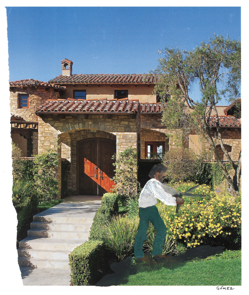 Ramiro Gomez, Adolfo In The Garden, 2020