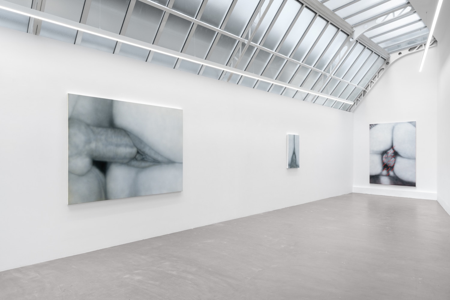 Sex Paintings (Installation View) Bremond Capela, Paris, France, April 26 &amp;mdash; May 31, 2025. Photo: Nicolas Brasseur.