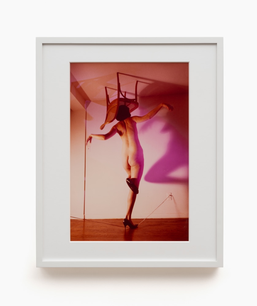 Jimmy DeSana
Extension Cord, 1979
Cibachrome
image: 16 x 12 ins. (40.6 x 30.5 cm)
framed: 23 3/4 x 19 1/8 x 1 3/4 ins. (60.3 x 48.6 x 4.4 cm)