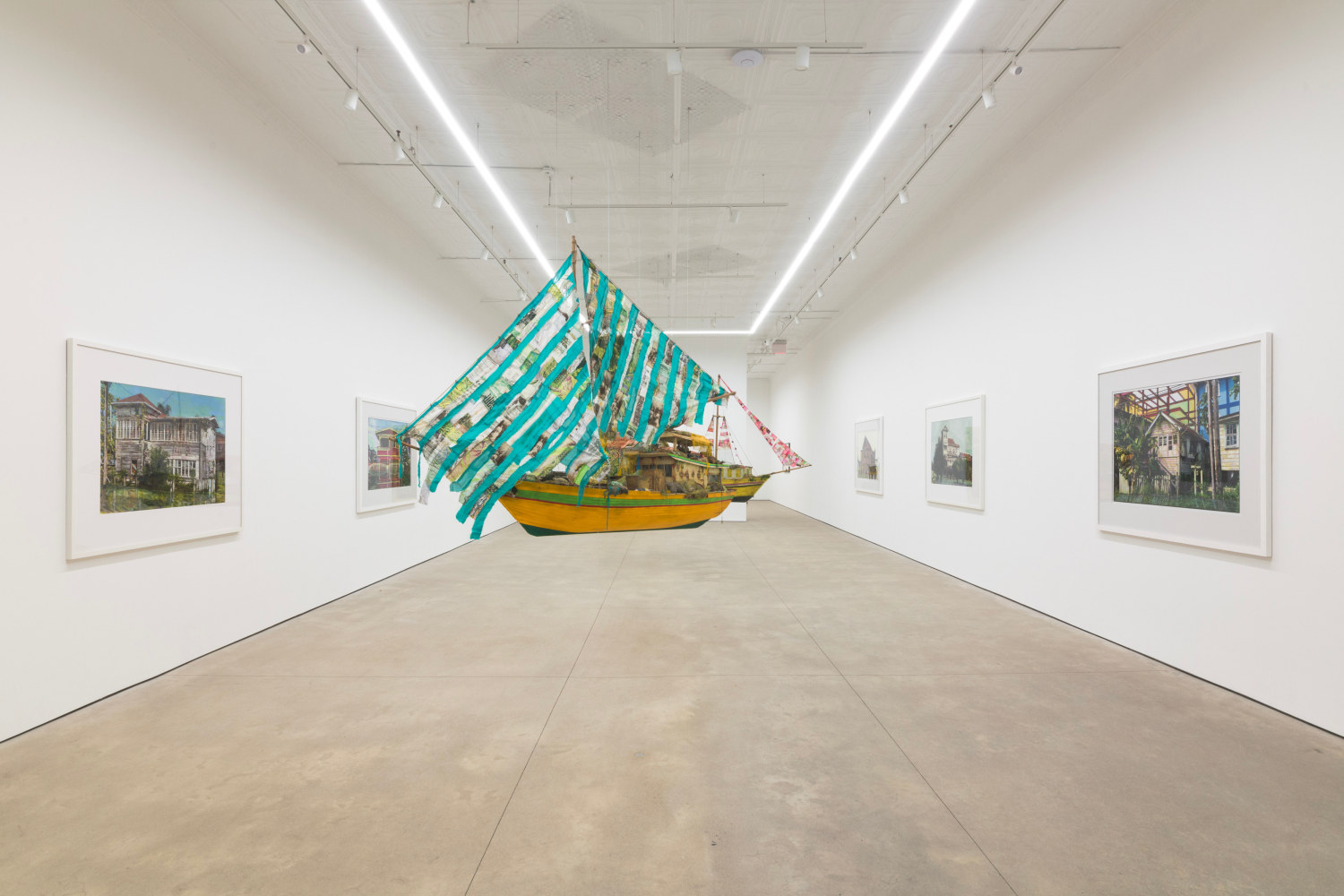 Hew Locke, Listening to the Land installation view 1