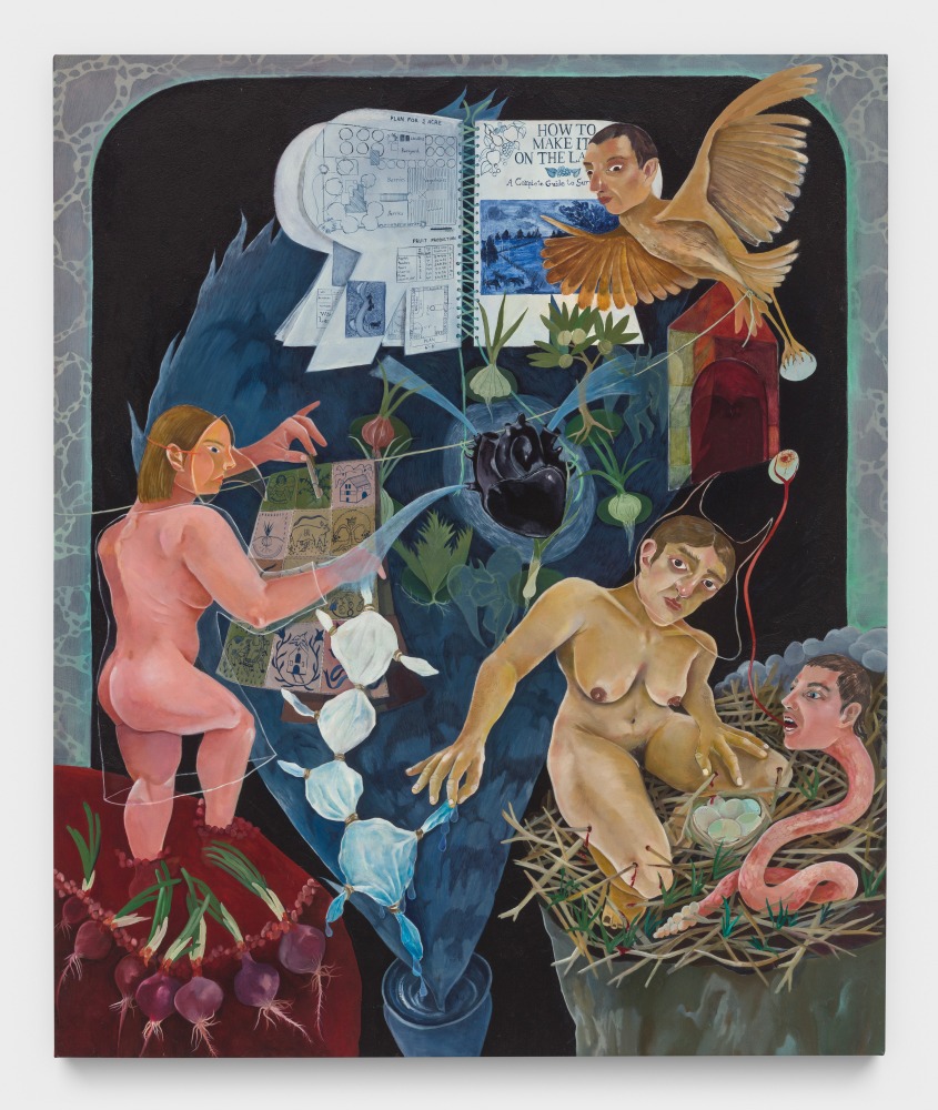 Astrid Terrazas
How to Make it on the LAND!, 2022
oil on canvas, sand
74 x 54 ins.
188 x 137.2 cm
