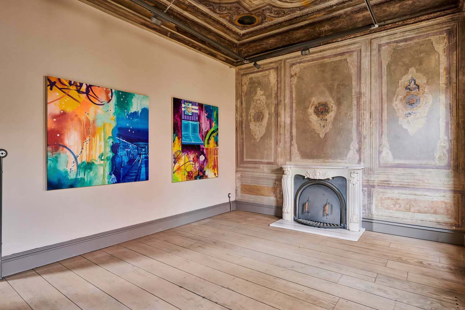 Installation view, Chris Daze Ellis - People and Places,&amp;nbsp;Sevil Dolmaci,&amp;nbsp;İstanbul, 2023. Image courtesy of Sevil Dolmaci.