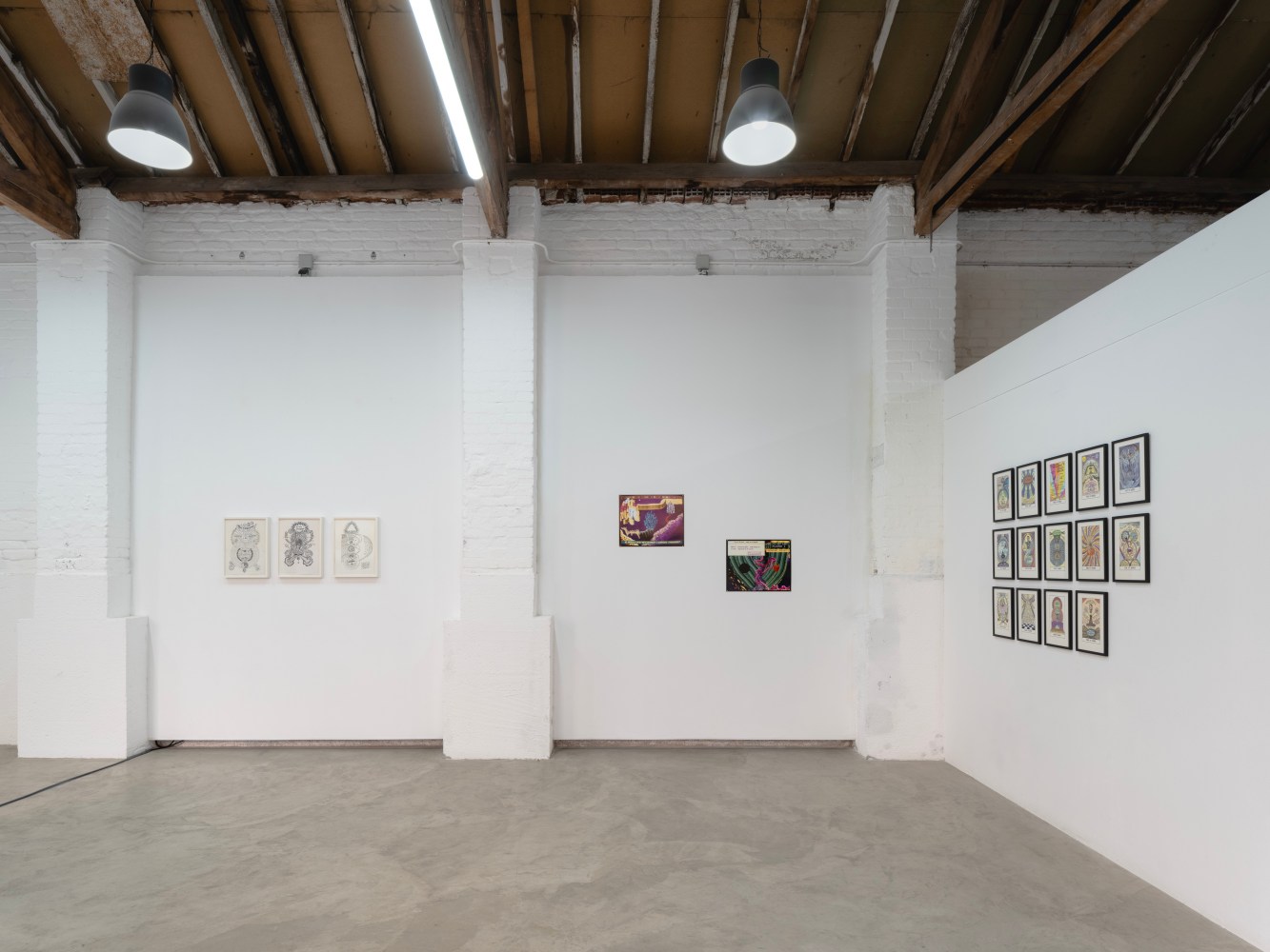 (Installation View) Suzanne Treister: From Fictional Videogames to Hypothetical Museums of the Future. Courtesy of the artist and The RYDER, Madrid.