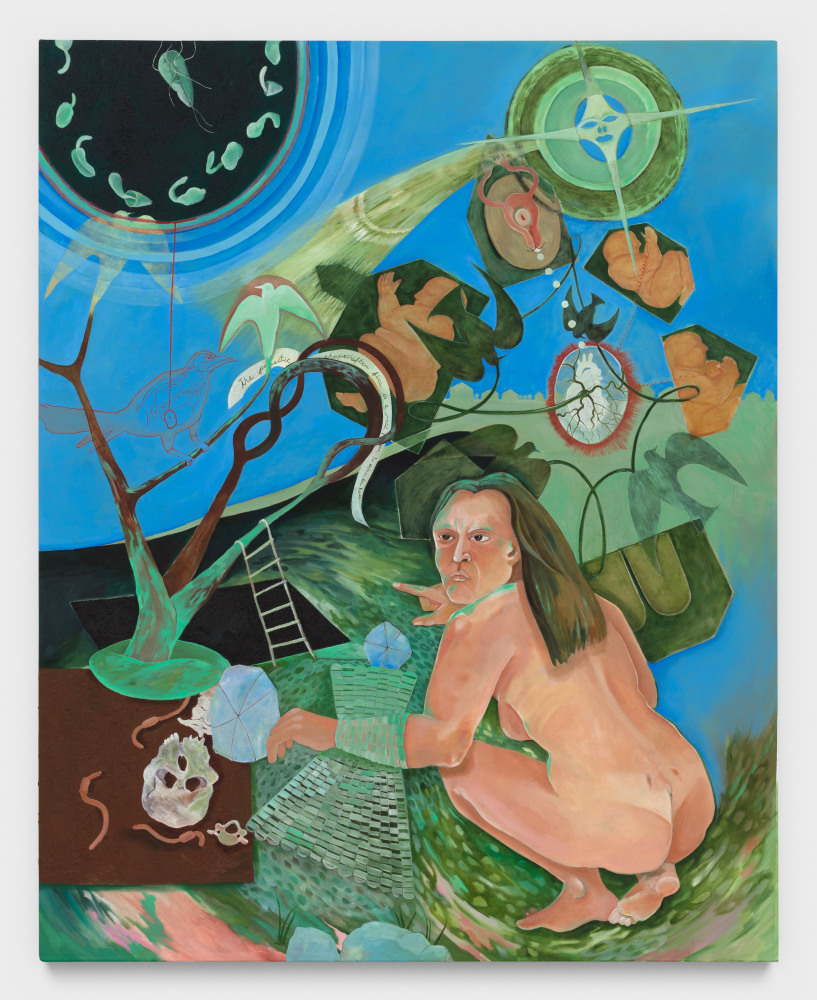 Astrid Terrazas
The Parasitic Shape-Shifter, 2023
oil on canvas
59 3/4 x 47 3/4 ins.
151.8 x 121.3 cm
