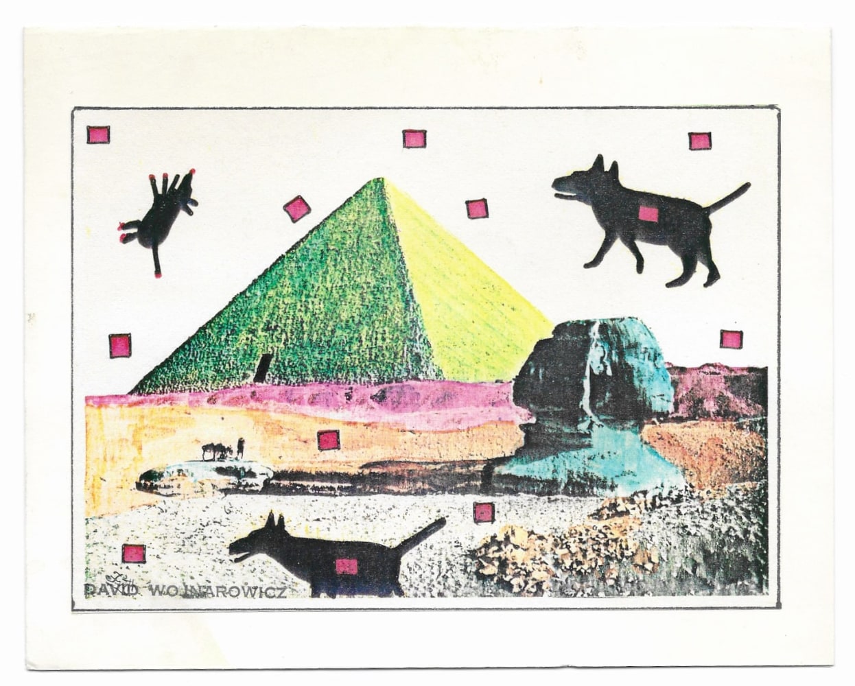 Jean Pierre Archive, DW Holiday Card exterior, 1980