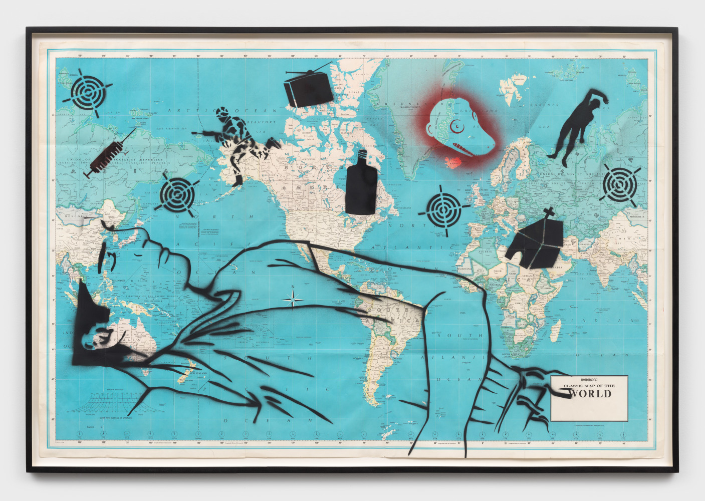 Untitled (Classic Map of the World), 1982