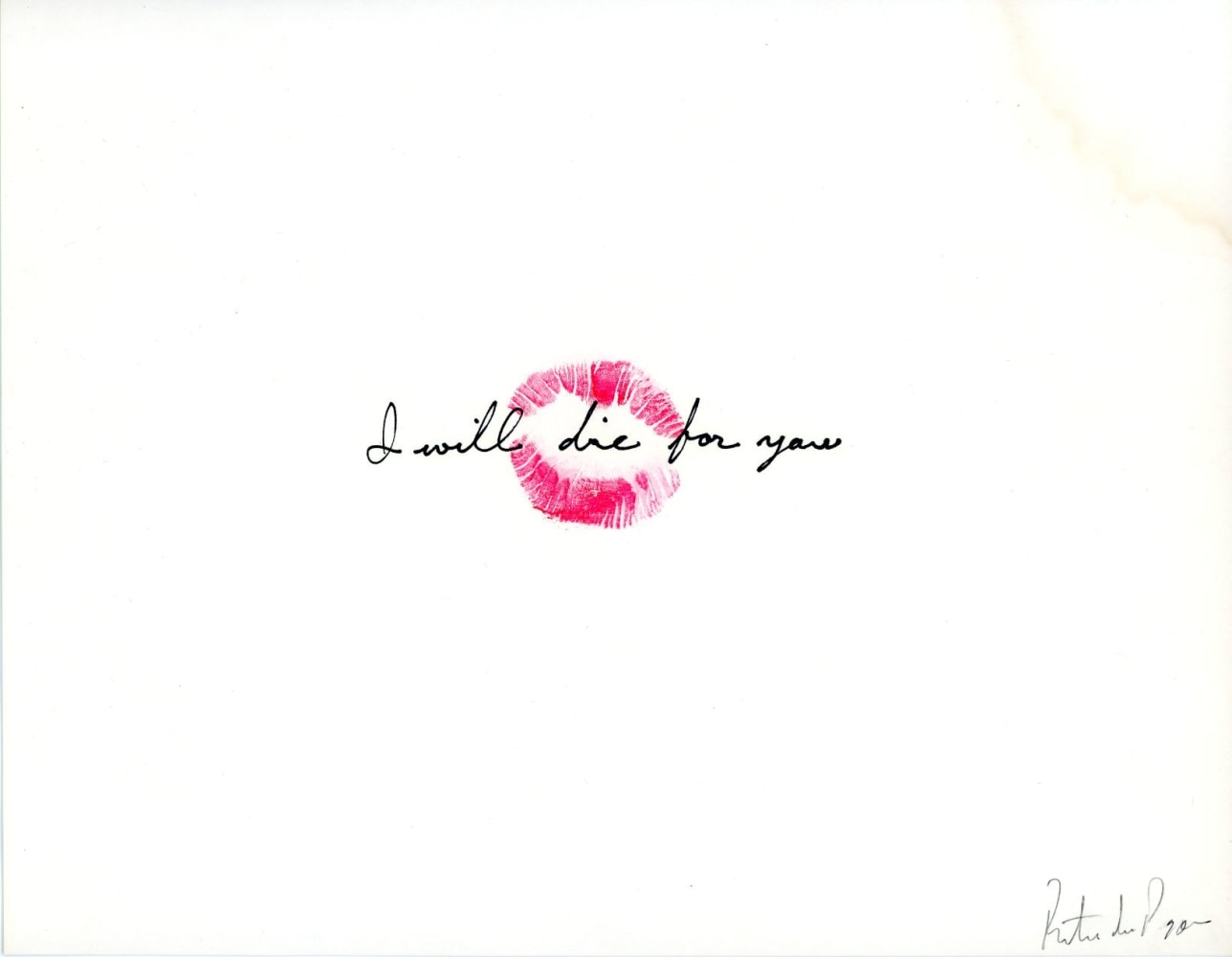 Hunter Reynolds, I Will Die for You