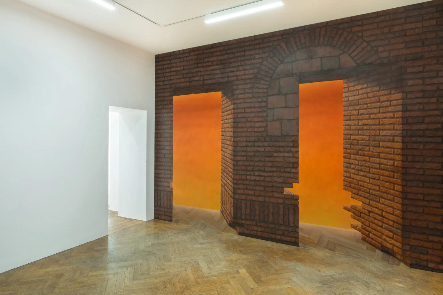 Installation view, Clementine Keith-Roach &amp;amp; Christopher Page: Earth Sky Body Ruins, Ben Hunter, London, UK, 2023. Image courtesy of Ben Hunter.&amp;nbsp;