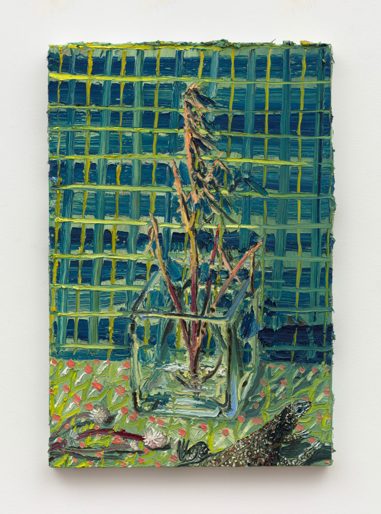 Allison Schulnik, Tartan and Chuckwalla