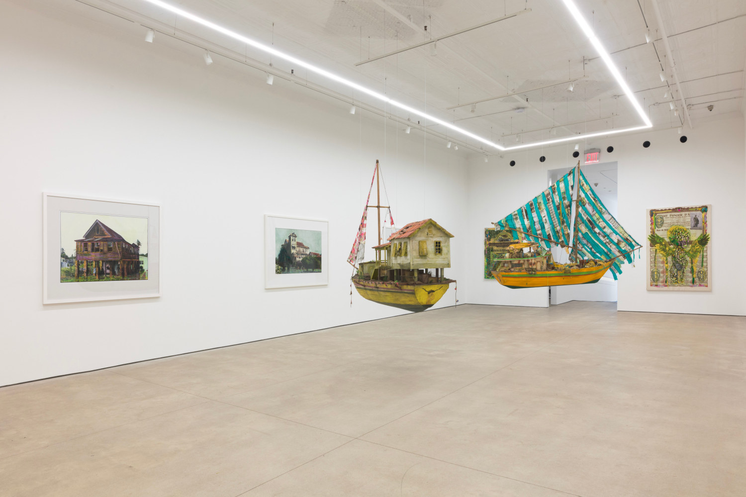 Hew Locke, Listening to the Land installation view 6