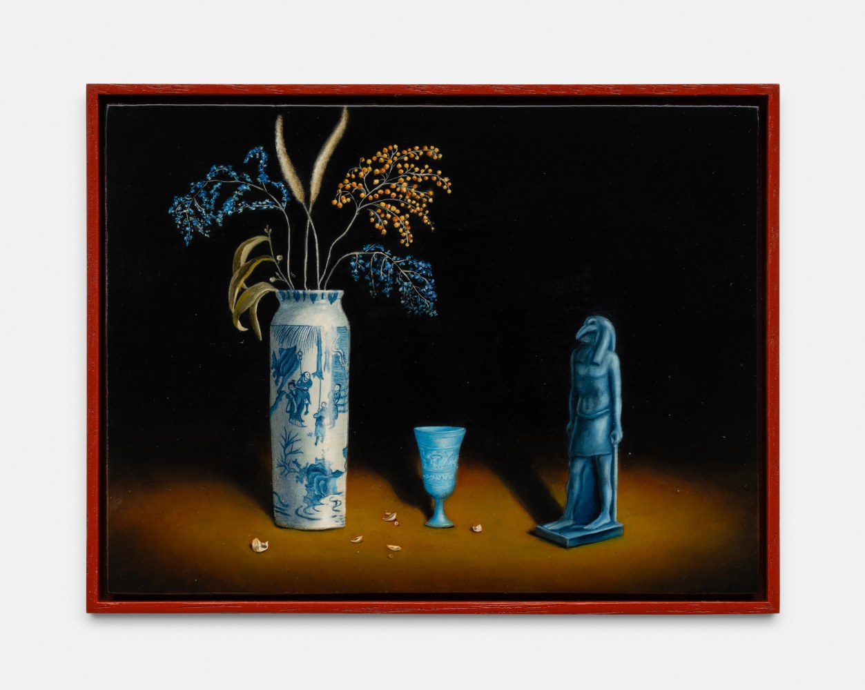 Sanam Khatibi
Then I became so human that I grew delicate, 2023
oil on panel
5 7/8 x 7 7/8 ins.
15 x 20 cm