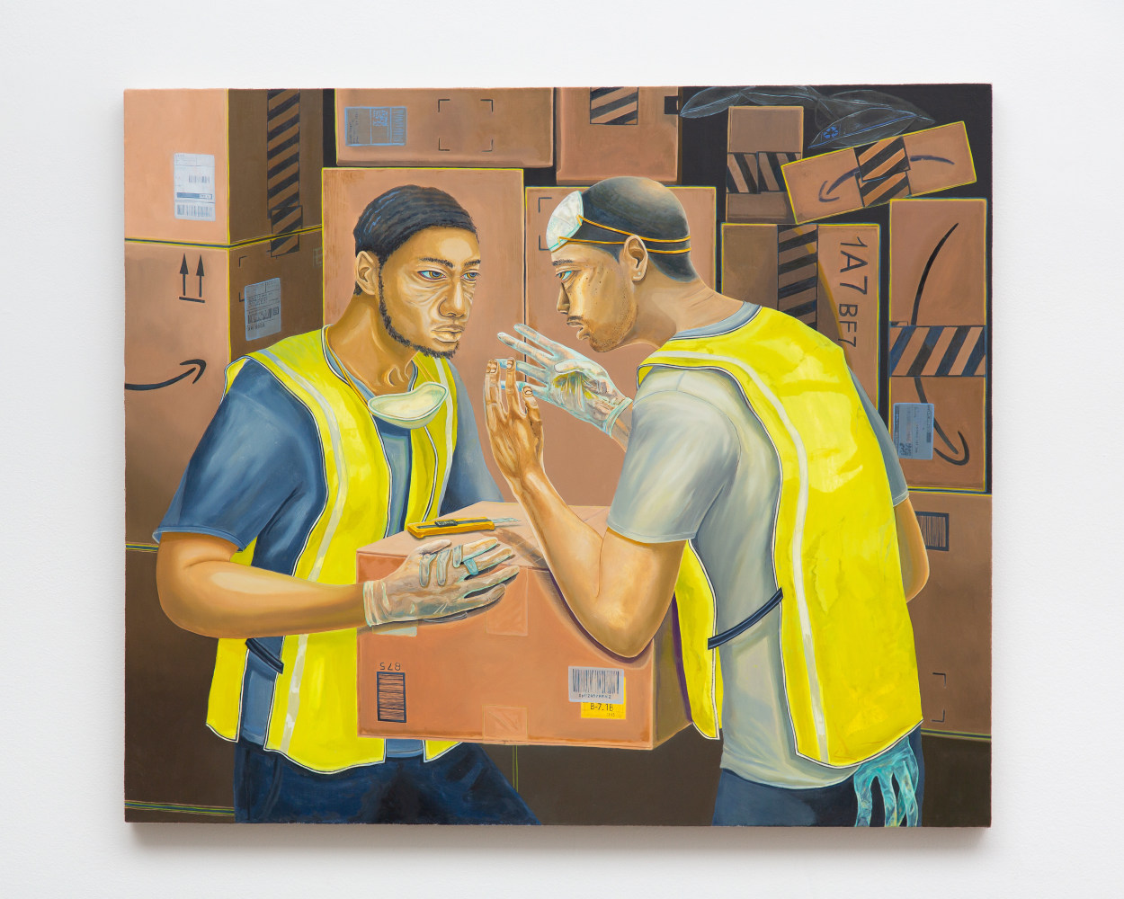 Aaron Gilbert
Conspirators, 2020
oil on canvas
38 x 40 ins.
96.5 x 101.6 cm