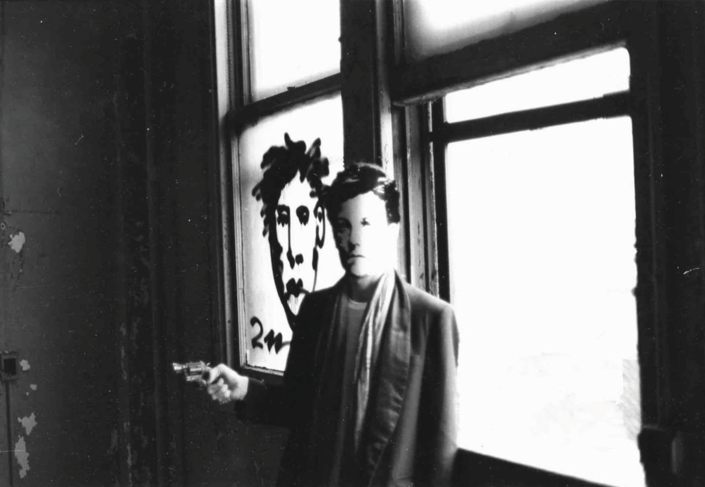 David Wojnarowicz, Arthur Rimbaud in New York (with gun in west side pier warehouse), 1978-79