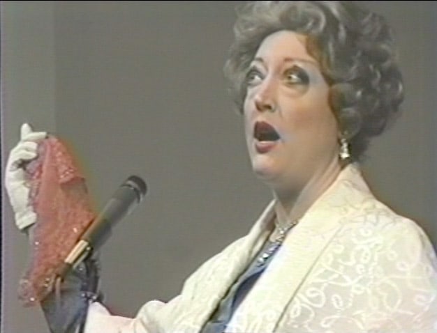 Martha Wilson, Nancy Reagan, 1985