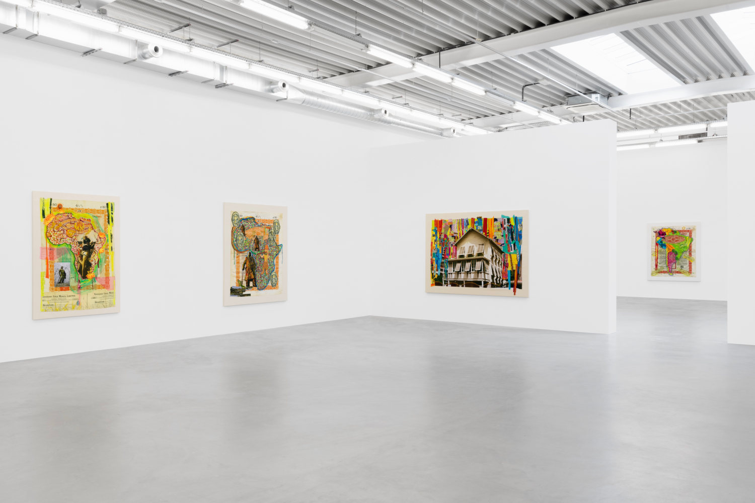 Raw Materials (Installation View) Almine Rech, Brussels, Belgium, March 7 - April 13, 2024. Courtesy of the artist and Almine Rech Gallery. Photo credit: Hugard &amp;amp; Vanoverschelde Photography.