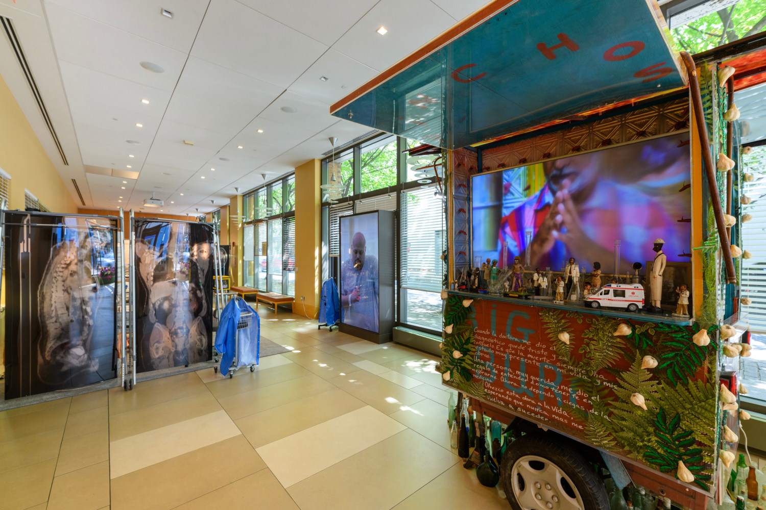 Pep&amp;oacute;n Osorio: Convalescence (Installation View), Philadelphia Contemporary, PA. Photo by Constance Marsh