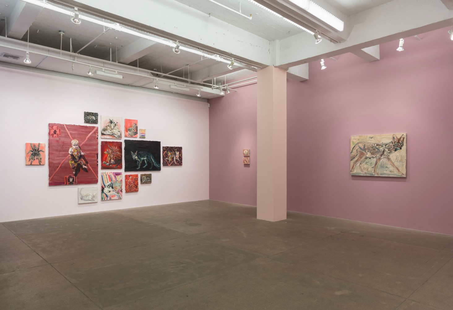 Allison Schulnik, Hatch installation view 1