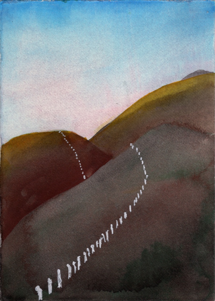 Adam Putnam
Visualization 408 (Eldfell Annex), 2023
ink on paper
5 1/2 x 4 ins.
14 x 10.2 cm